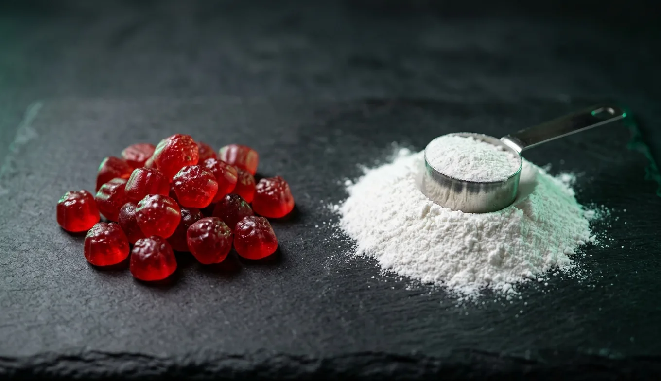 Créatine en Gummies : Avis Honnête (Dosage Réel, Prix, Gummies vs Poudre)