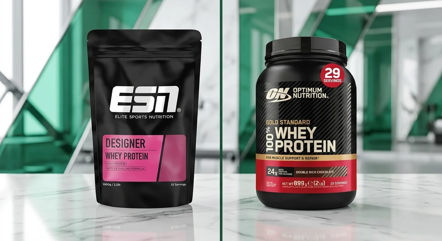 ESN Whey vs Optimum Nutrition Whey : Le Comparatif 2026