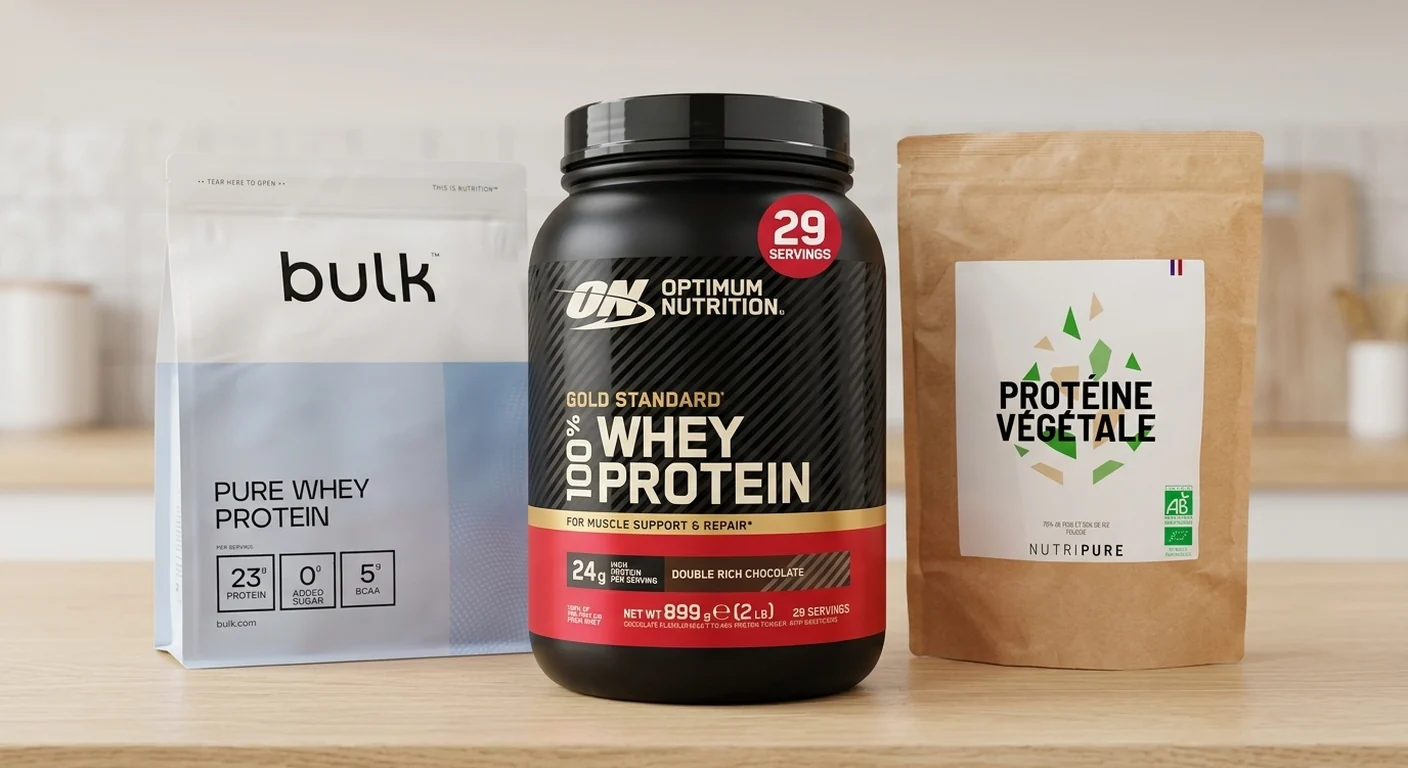 Meilleure Protéine Musculation 2026 : Whey, Caséine, Végétale