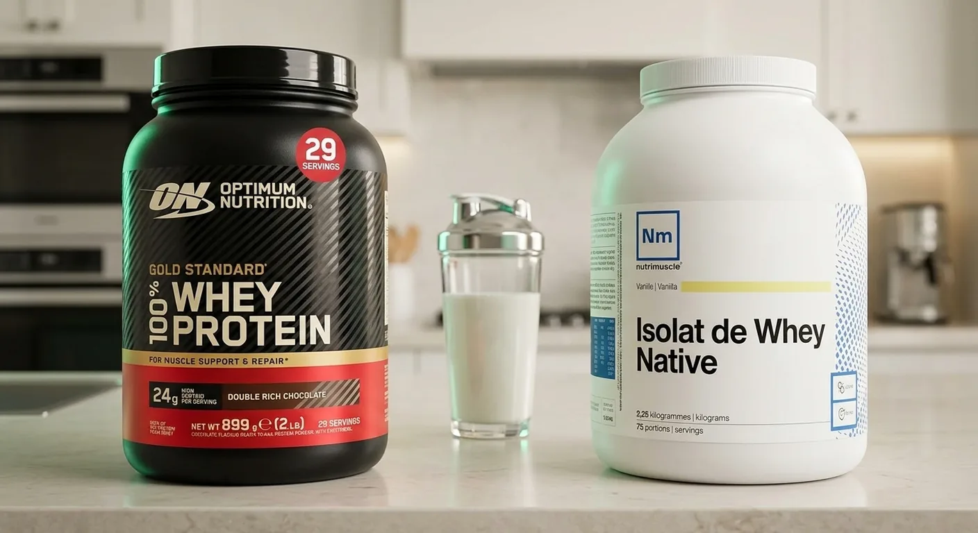 Nutrimuscle vs ON Gold Standard : Whey Native ou Mélange ?