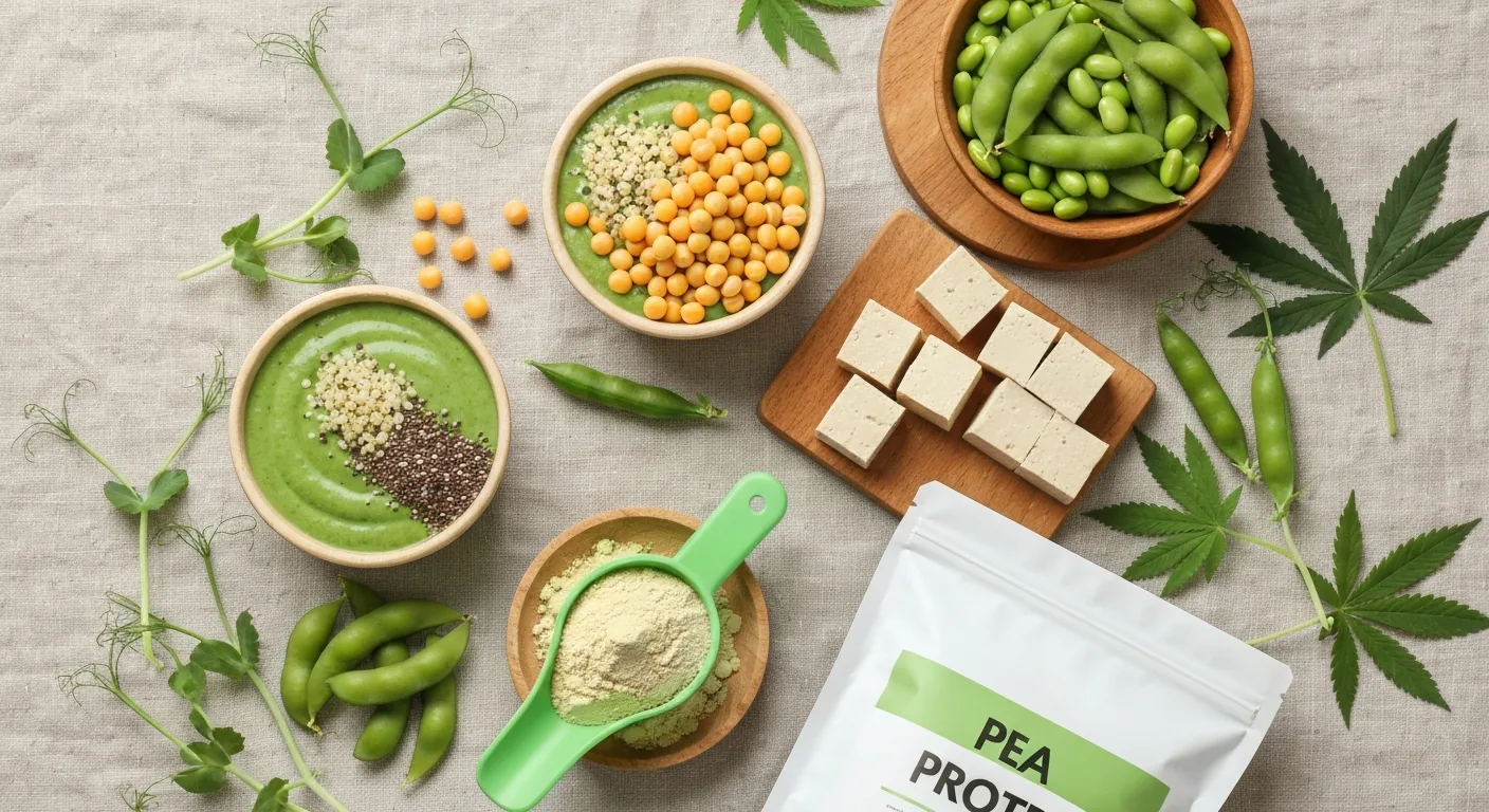 Protéine Végétale Musculation 2026 : Top 5 Pea, Riz, Hemp