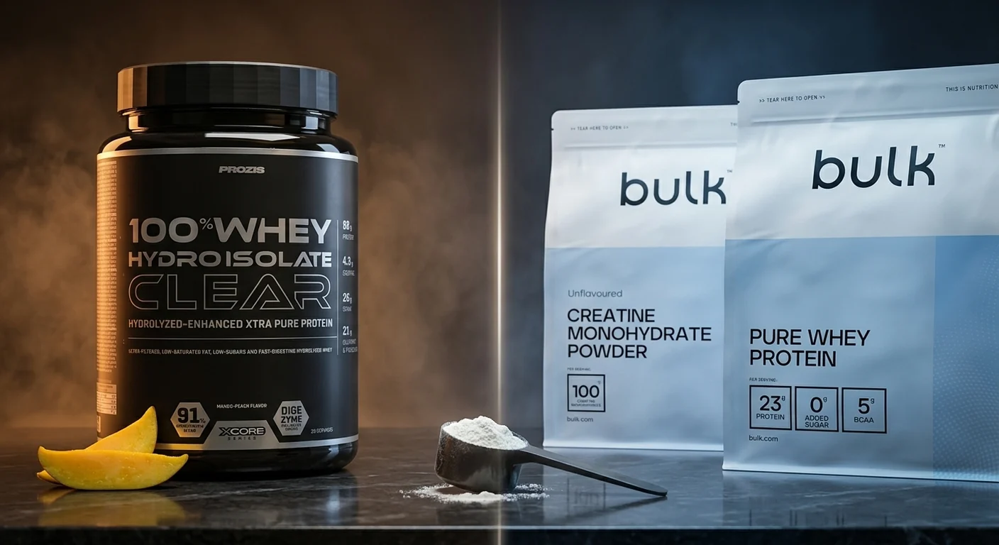 Prozis vs Bulk Nutrition : Comparatif Complet 2026