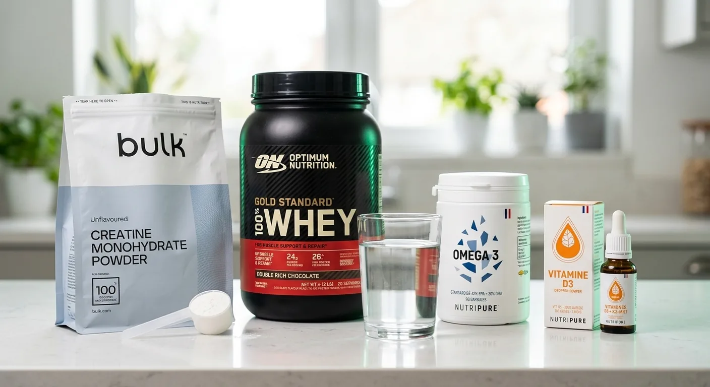 Quels Compléments Prendre ? Créatine, Whey, Oméga-3 : le Stack Réel