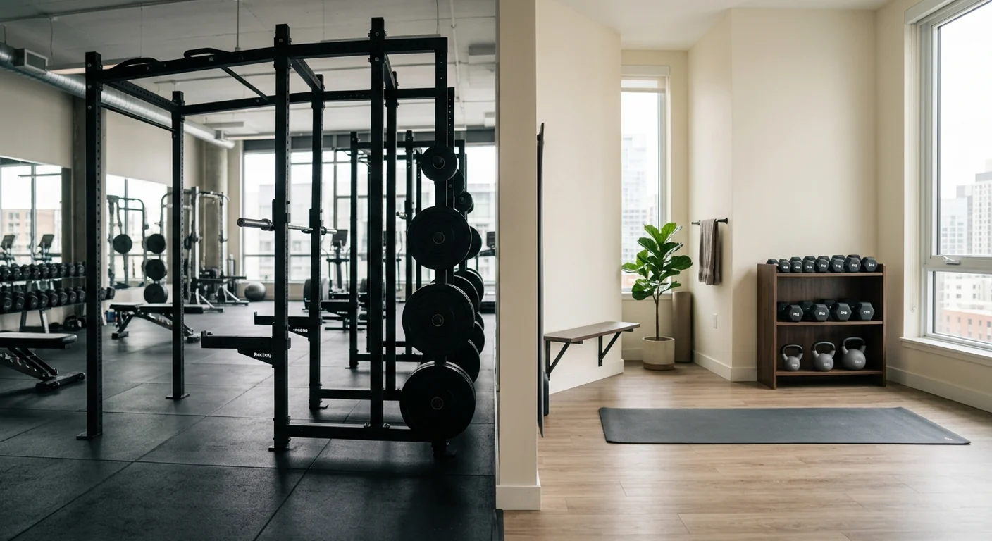 Salle de Sport vs Home Gym : Le Comparatif Honnête