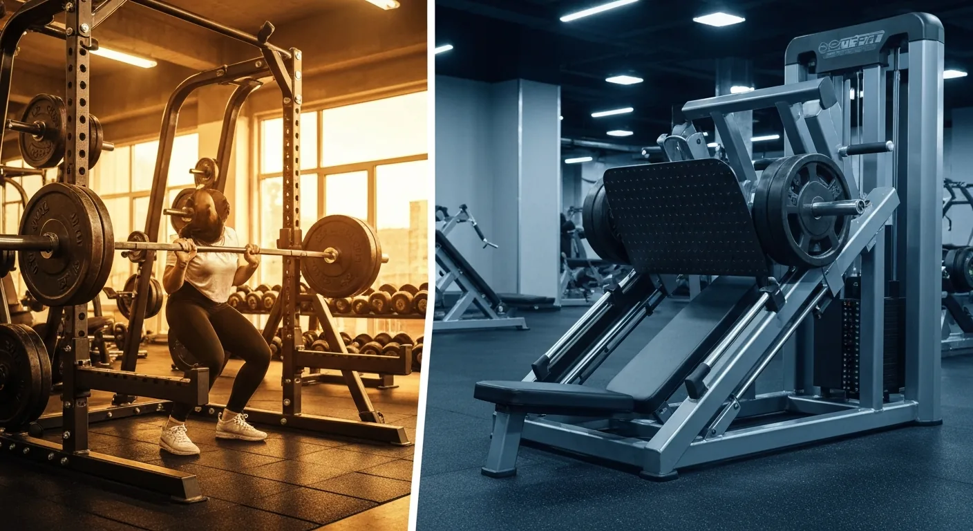 Squat vs Presse à Cuisses : Le Match pour des Jambes Massives (2026)