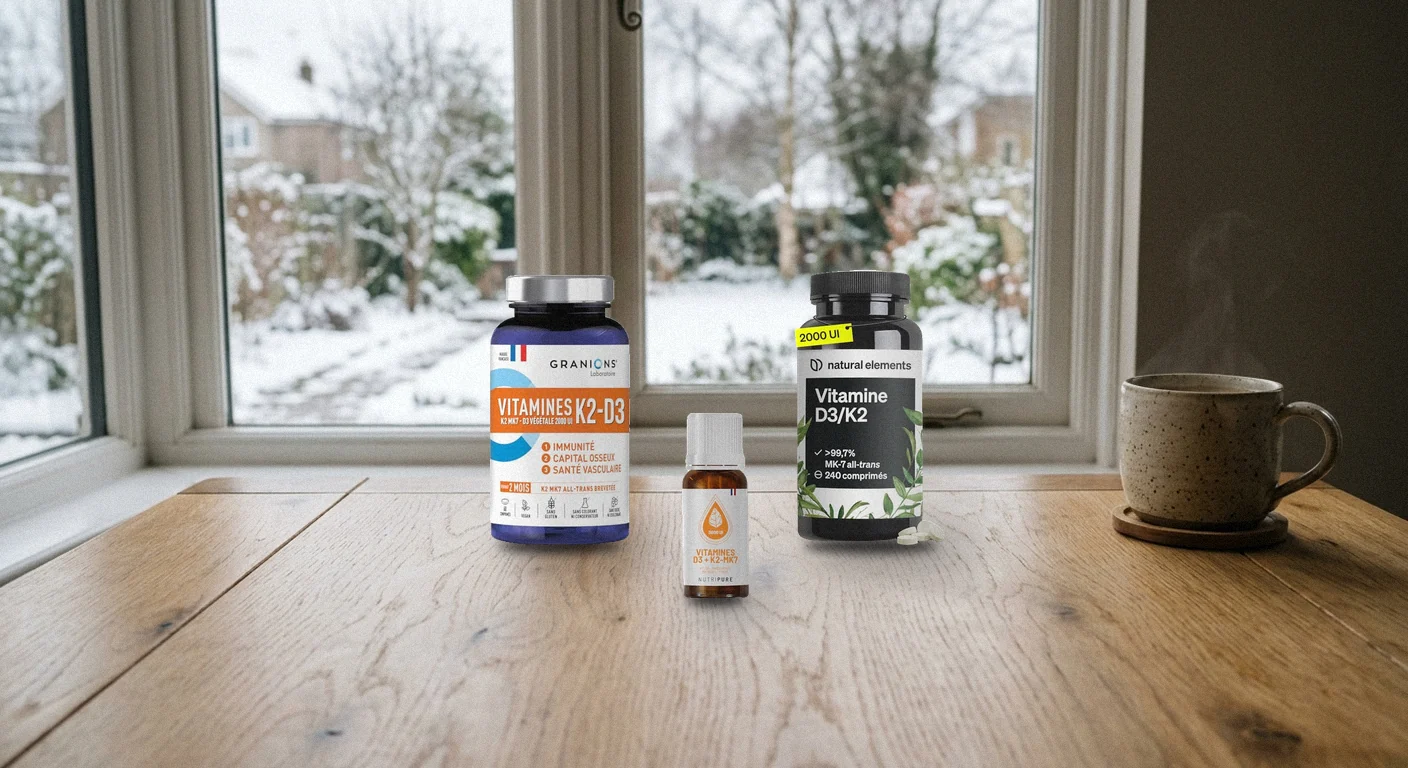 Vitamine D3 K2 : Gouttes ou Comprimés ? 5 Marques Comparées